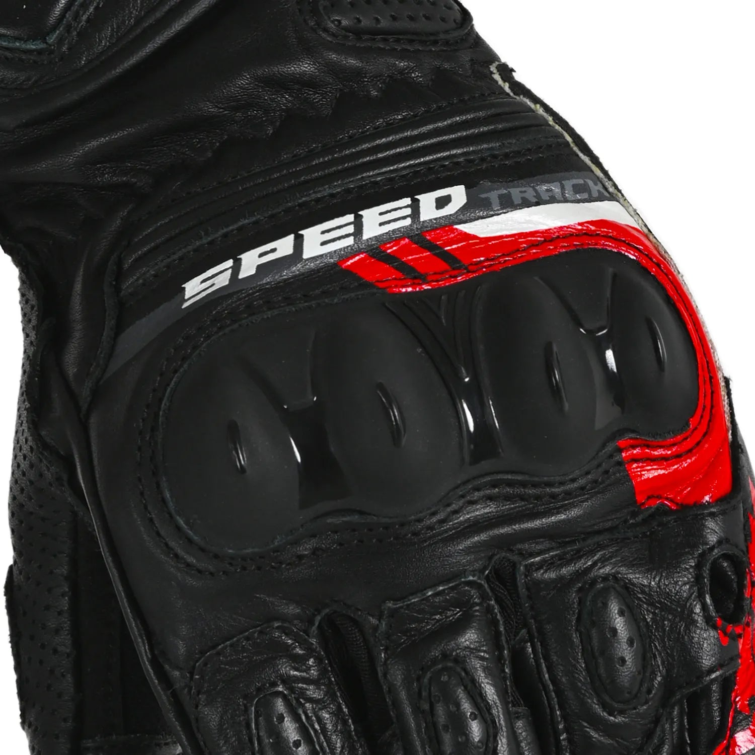 BELA LEMOX Black and Red Leather Motorcycle Gloves – 5 – Maximomoto PT