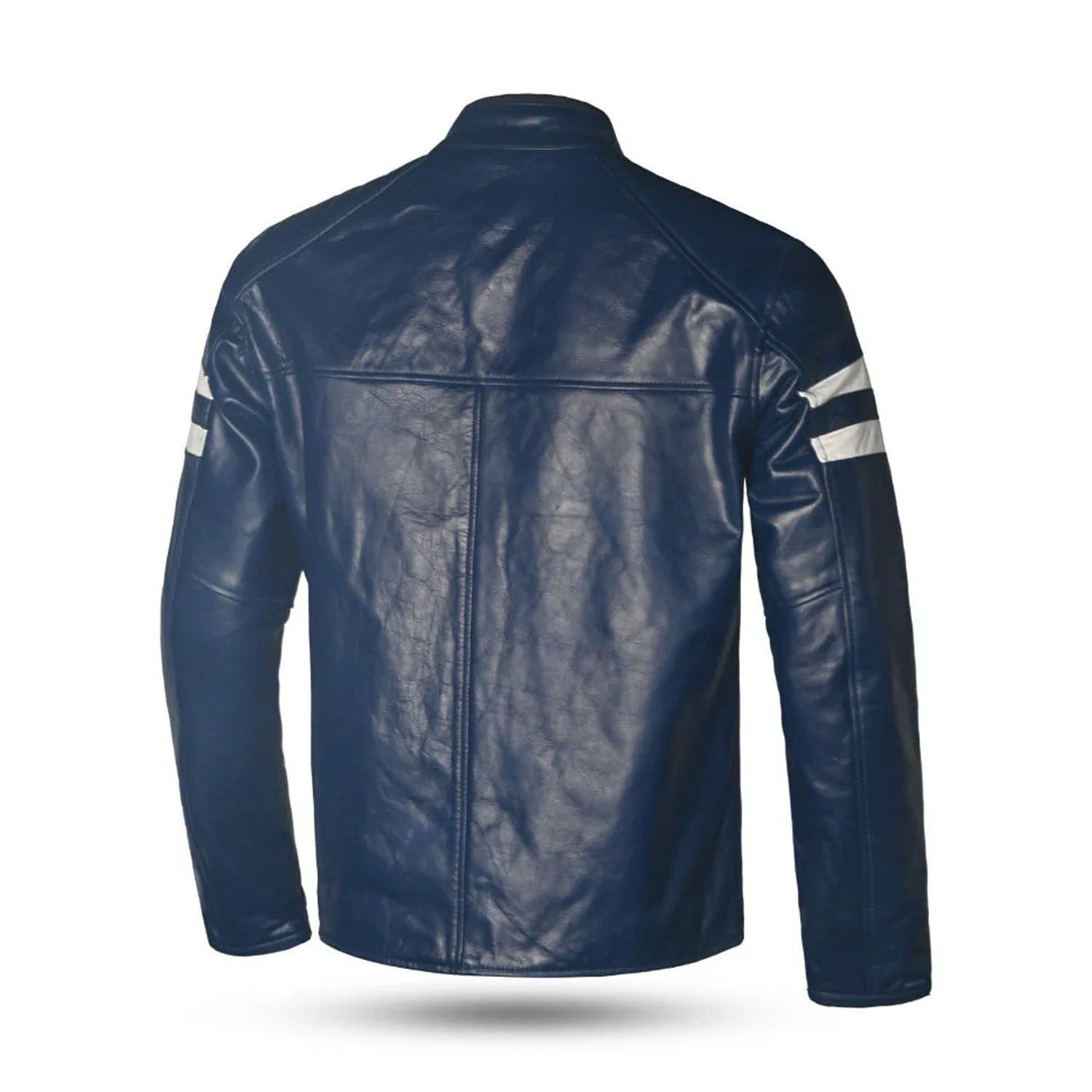 BELA MILANO Motorcycle Leather Fashion Jackets Blue White – 3 – Maximomoto PT