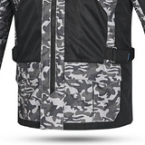 BELA ONSAKER Camouflage Motorcycle Textile Jackets Blue Black