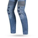 BELA PISTON Textile Denim Jeans Motorcycle Pants Blue 34L