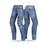 BELA PISTON Textile Denim Jeans Motorcycle Pants Blue 34L