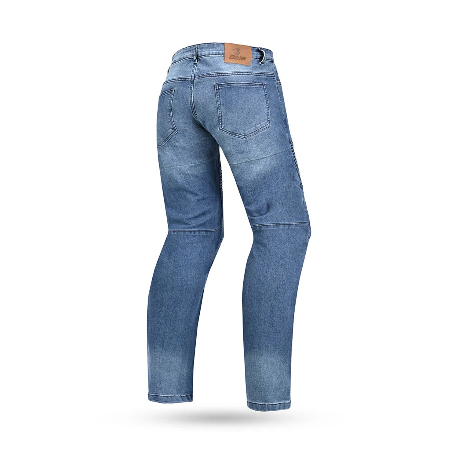 BELA PISTON Textile Denim Jeans Motorcycle Pants Blue 34L – 3 – Maximomoto PT