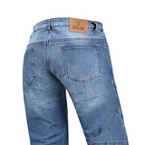 BELA PISTON Textile Denim Jeans Motorcycle Pants Blue 34L