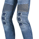BELA PISTON Textile Denim Jeans Motorcycle Pants Blue 34L