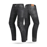 BELA PISTON Textile Denim Jeans Motorcycle Pants Black 34L