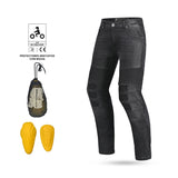 BELA PISTON Textile Denim Jeans Motorcycle Pants Black 34L