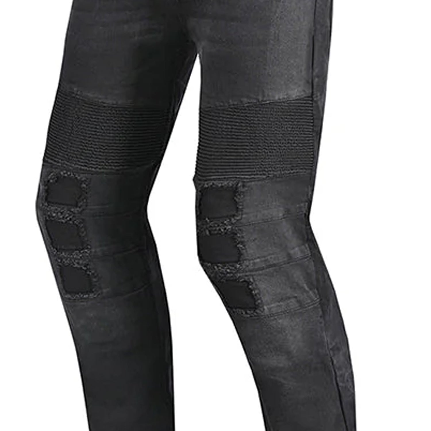 BELA PISTON Textile Denim Jeans Motorcycle Pants Black 34L – 4 – Maximomoto PT