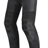 BELA PISTON Textile Denim Jeans Motorcycle Pants Black 34L