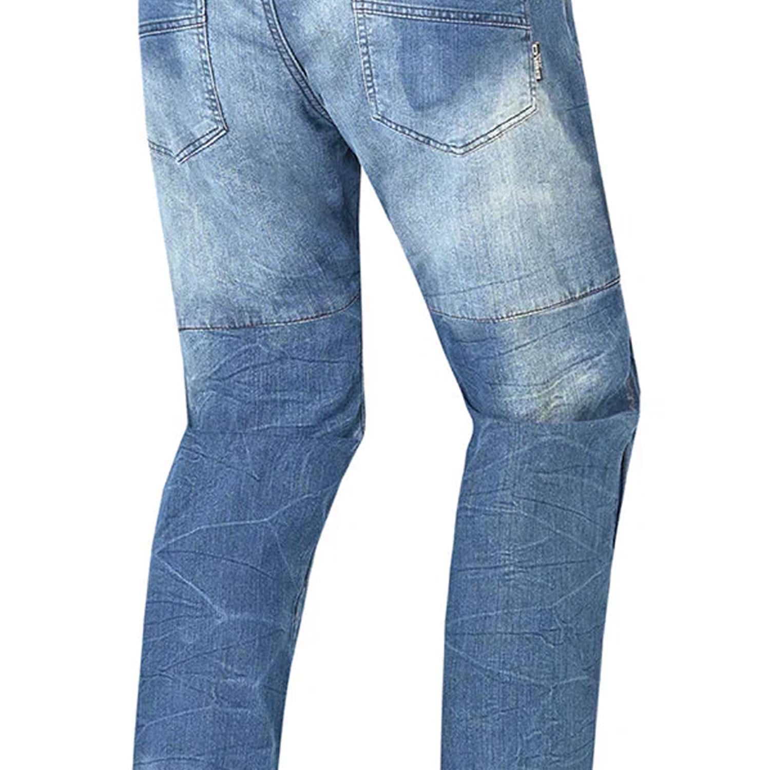 BELA PISTON Denim Jeans Moto Homem Calcas 32L Escuro Azul Spray – 4 – Maximomoto PT