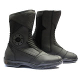 BELA Prime Longa Botas De Moto Homem Couro Preto