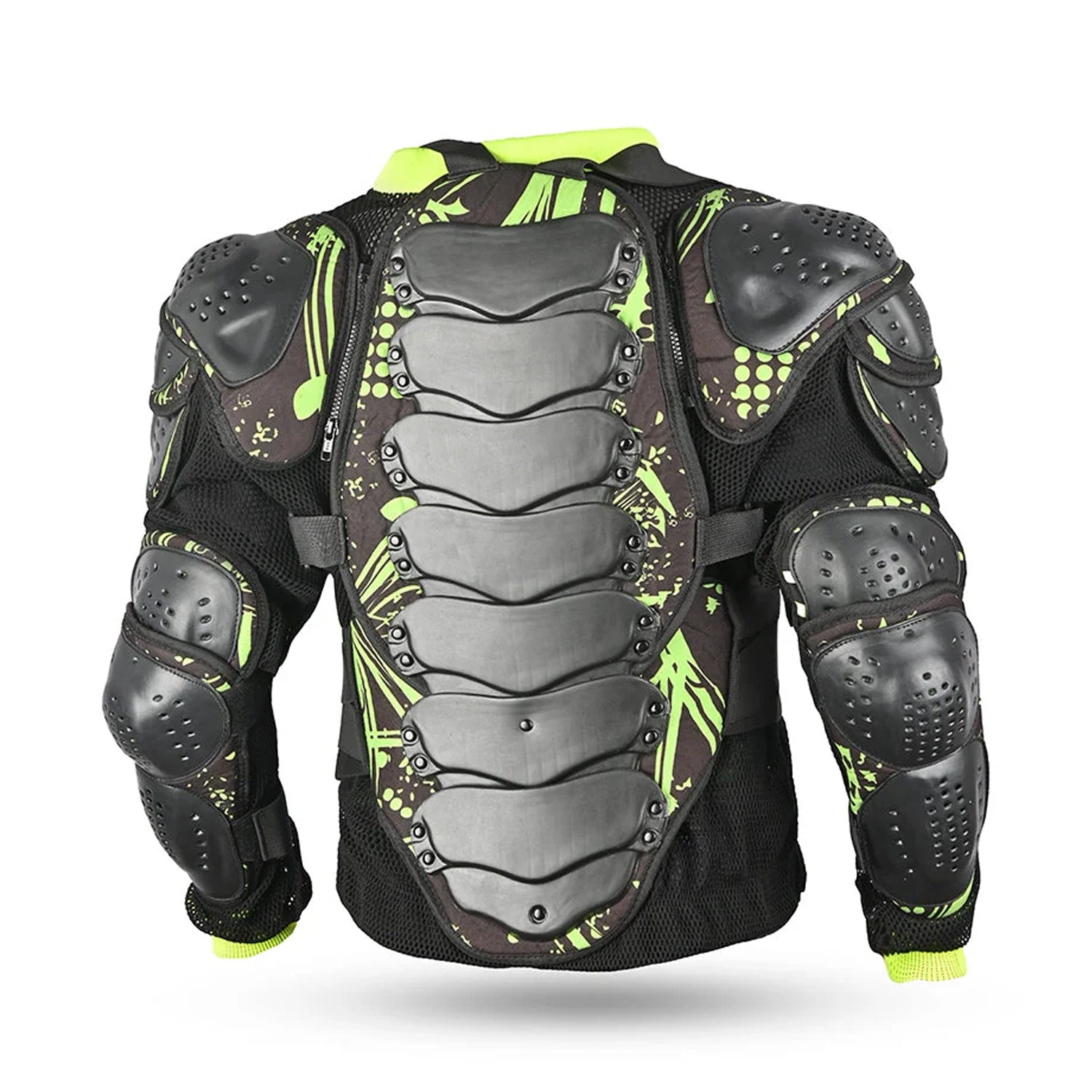 BELA Protective Motocross Motorcycle Textile Jackets Black Fluorescent Yellow – 2 – Maximomoto PT