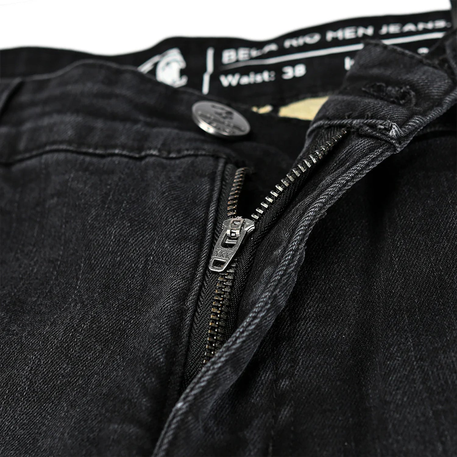 BELA RIO Denim Jeans Moto Homem Calcas Preto 32L – 5 – Maximomoto PT