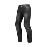 BELA RIO Denim Jeans Moto Homem Calças Preto Dye 34L