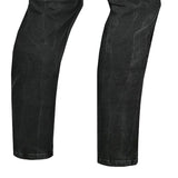 BELA RIO TIE & DY Denim Jeans Moto Calcas Preto 32L