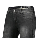 BELA RIO TIE & DY Denim Jeans Moto Calcas Preto 32L