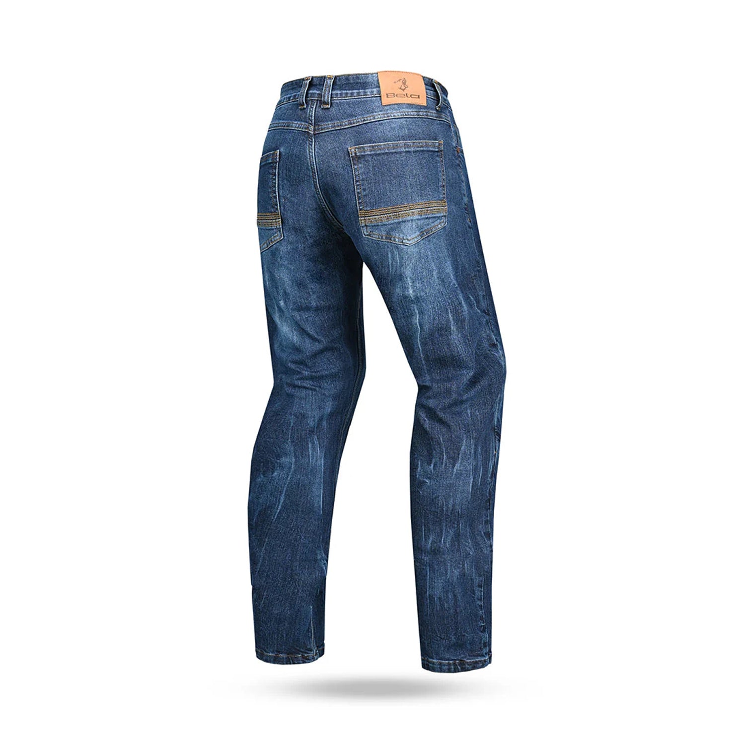 BELA RIO TIE & DY Denim Jeans Moto Calcas Azul 34L – 3 – Maximomoto PT
