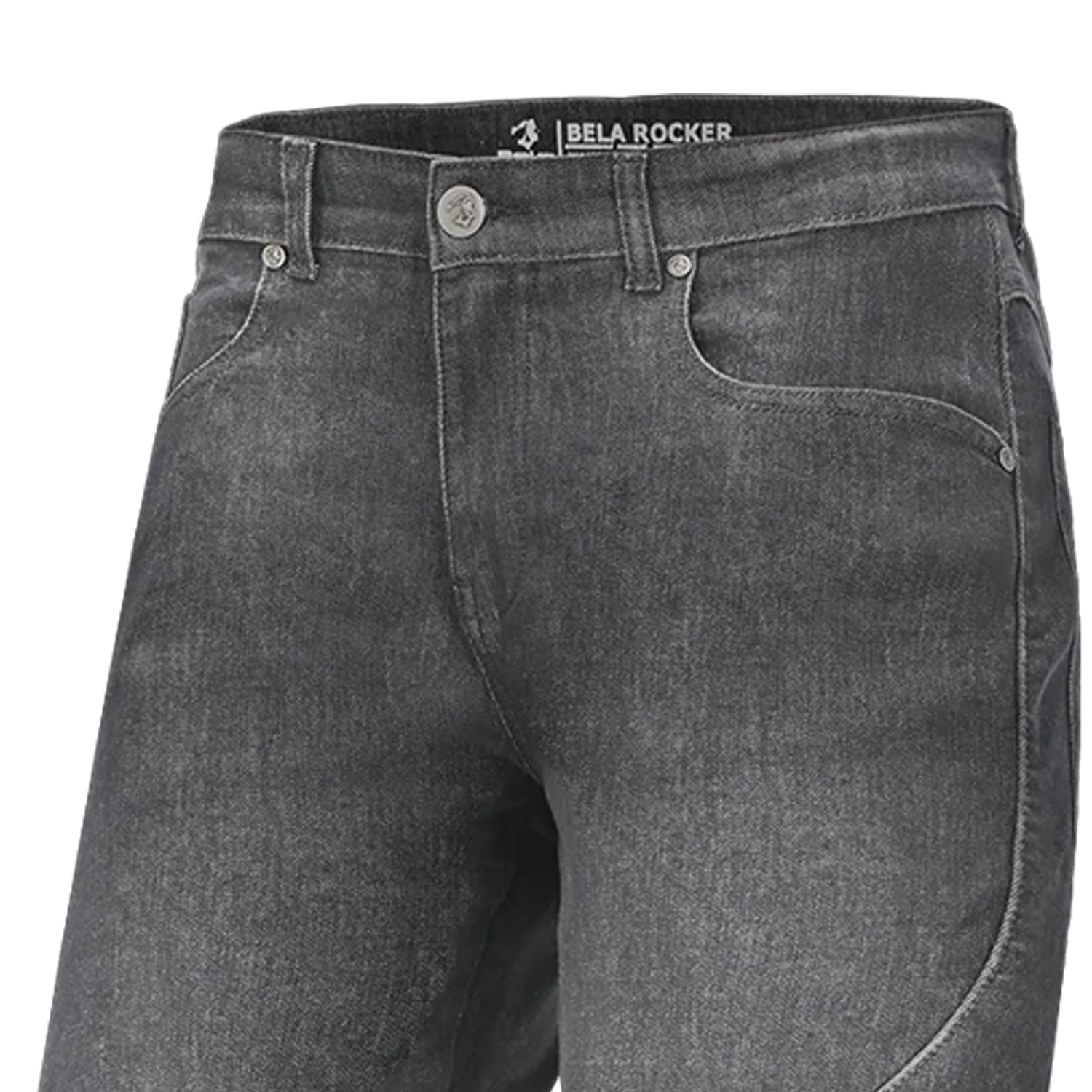 BELA ROCKER Jeans Motorcycle Pants Gray Spray 34L – 6 – Maximomoto PT