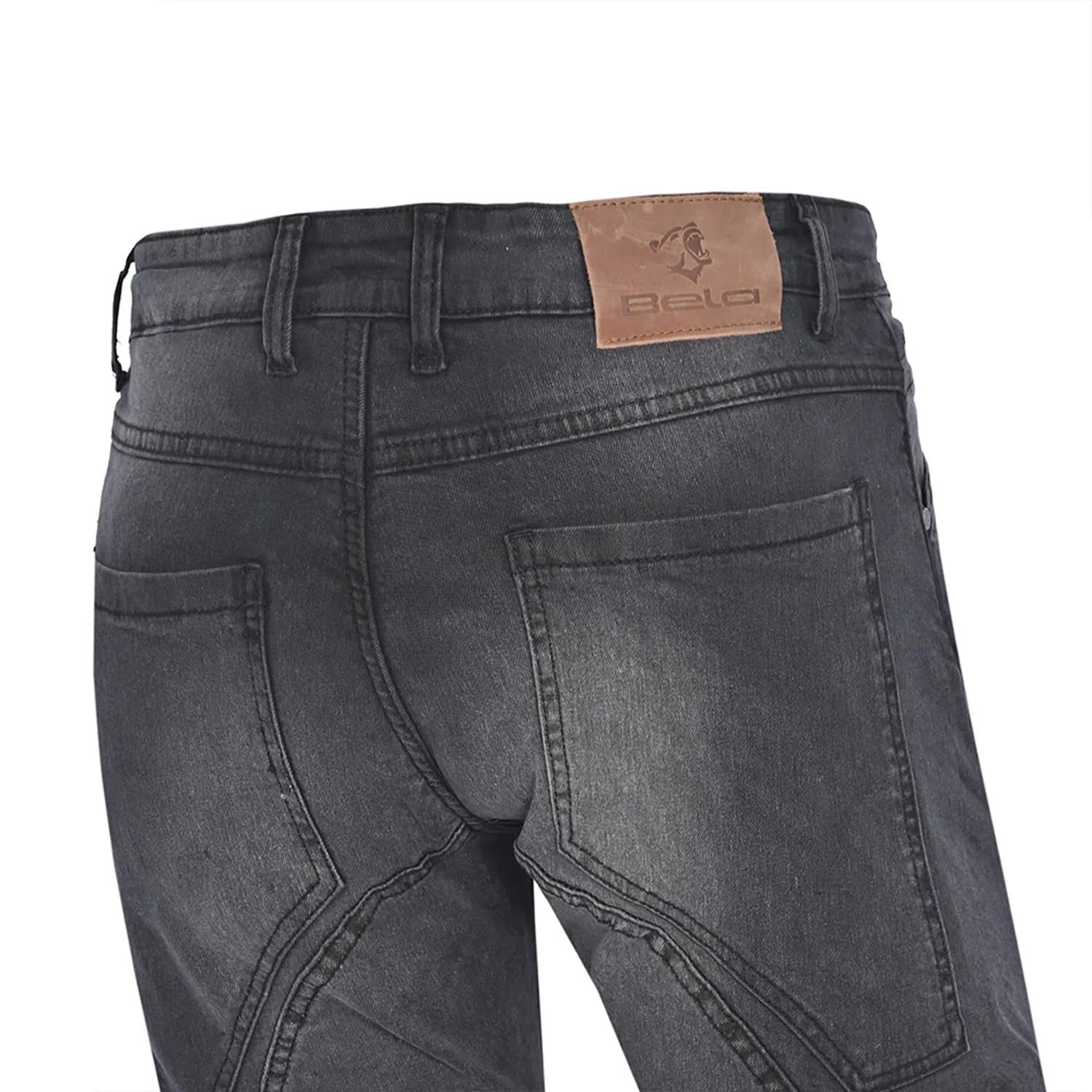 BELA ROCKER Vaqueiro Denim Jeans Moto Homem Calcas Preto 34L – 3 – Maximomoto PT