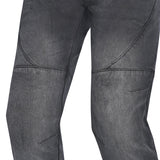 BELA ROCKER Vaqueiro Denim Jeans Moto Homem Calcas Preto 34L