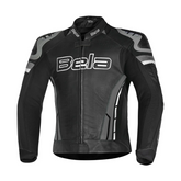BELA ROCKET Moto Homem Couro Casacos Anthra Preto – Maximomoto PT