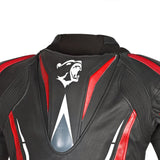 BELA Rocket Men's Motorcycle Leather Jackets Black Red