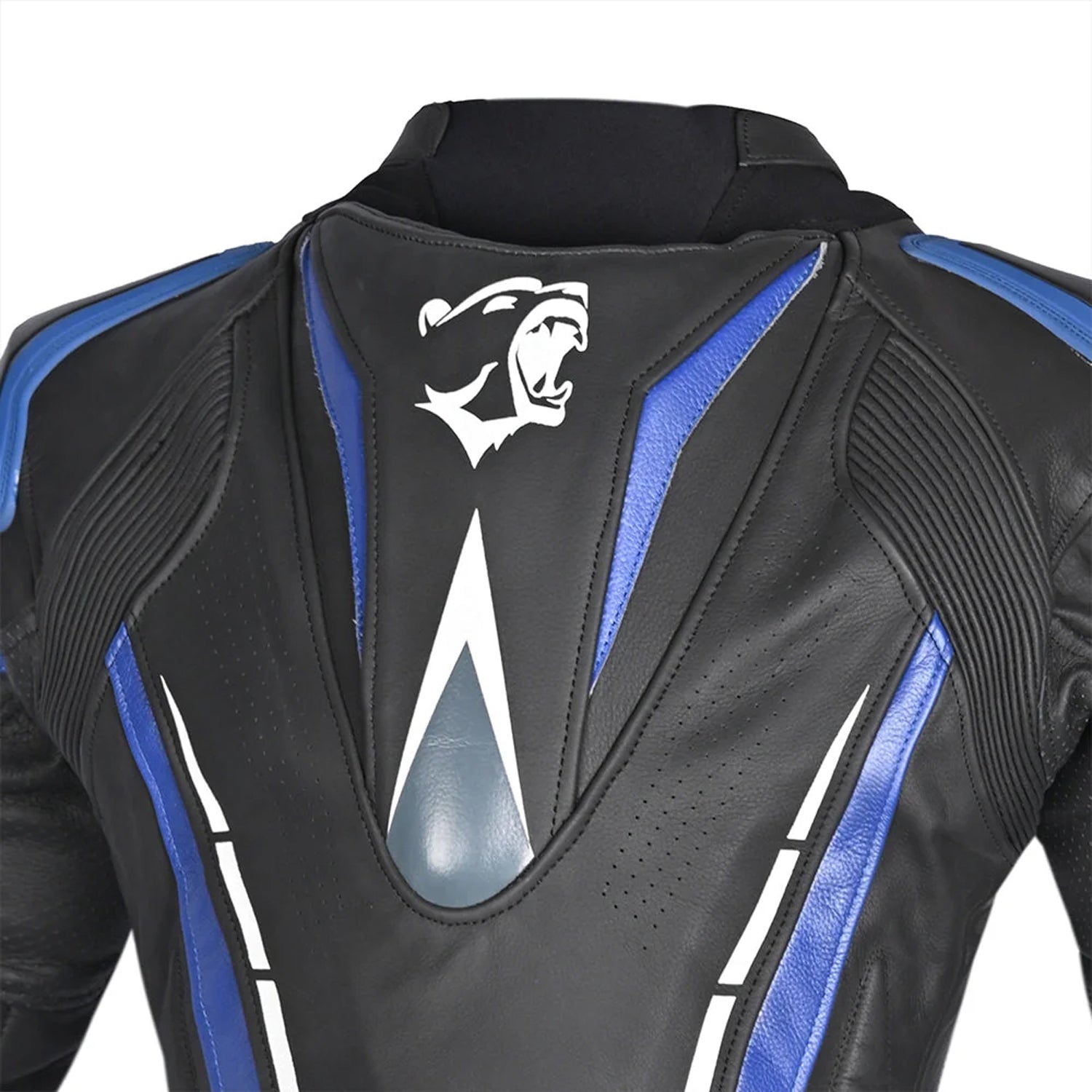 BELA Rocket Women's Motorcycle Leather Jackets Black Blue – 4 – Maximomoto PT