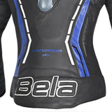 BELA Rocket Women's Motorcycle Leather Jackets Black Blue