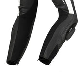 BELA ROCKET Moto Senhora Couro Calcas Preto Branco