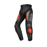 BELA ROCKET Leather Motorcycle Men's Pants Black Red – Maximomoto PT