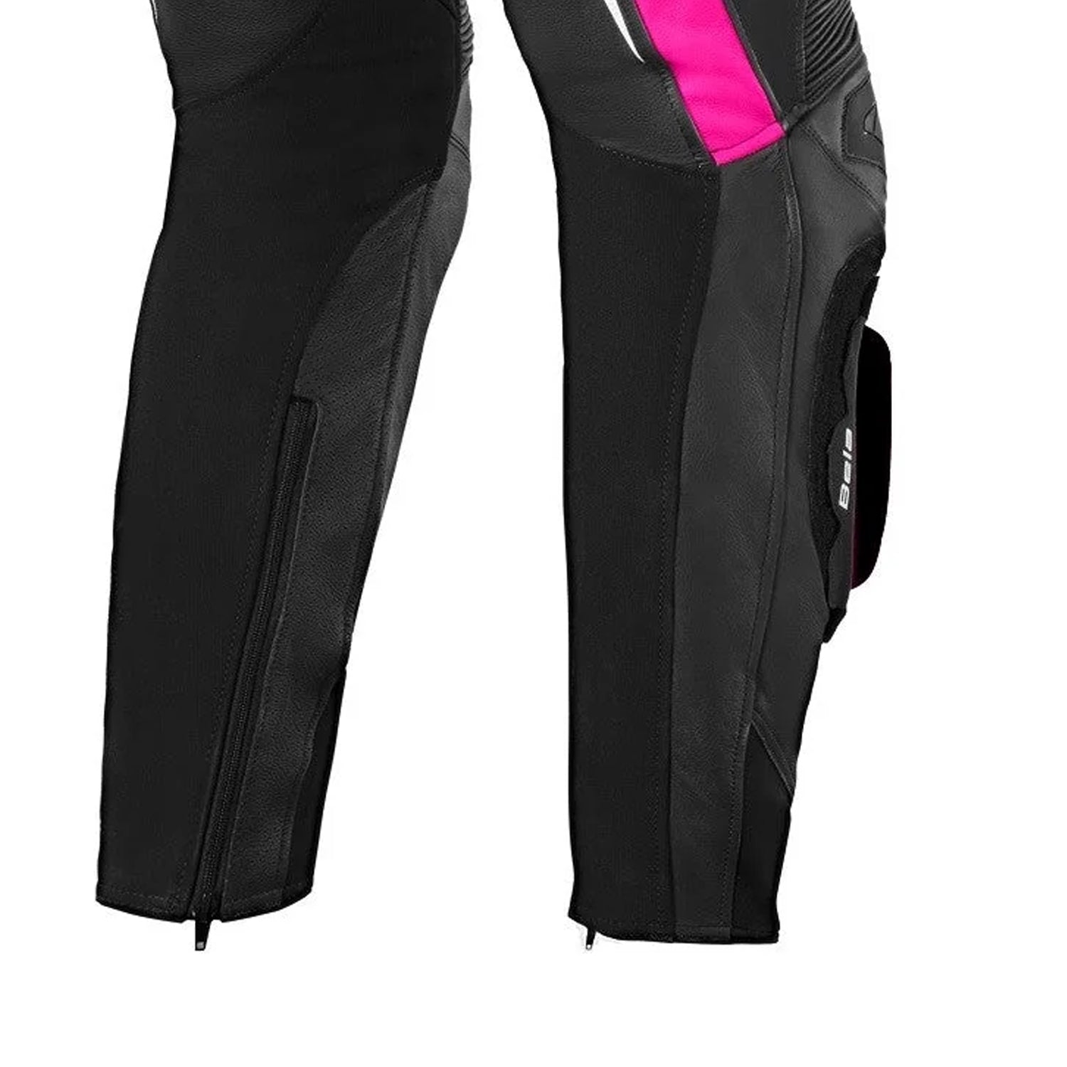 BELA ROCKET Leather Motorcycle Women's Pants Black Pink – 5 – Maximomoto PT