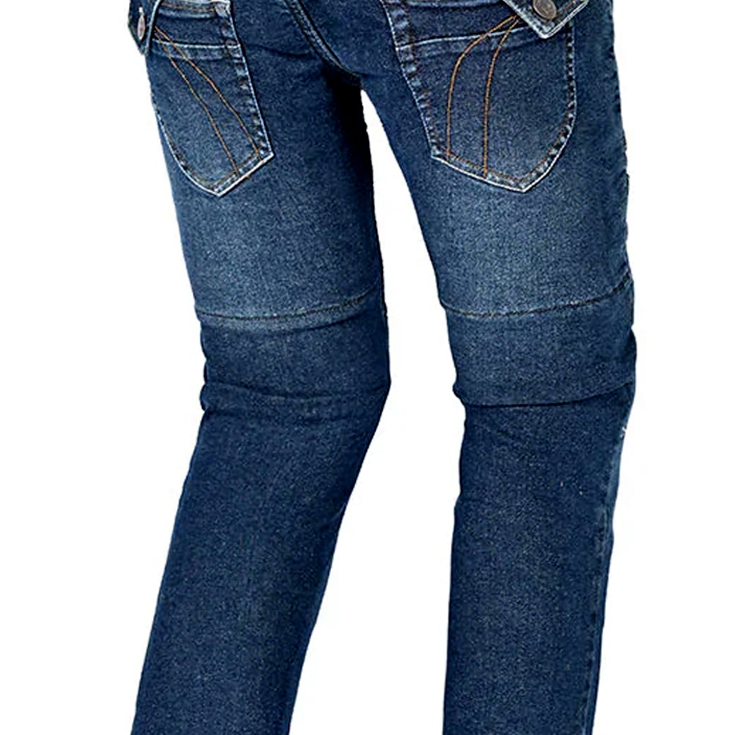 BELA ROSEKIN Denim Jeans Motorcycle Women's Pants Blue – 7 – Maximomoto PT