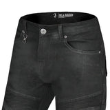 BELA ROSEKIN Denim Jeans Moto Senhora Calcas Preto Spray 30L