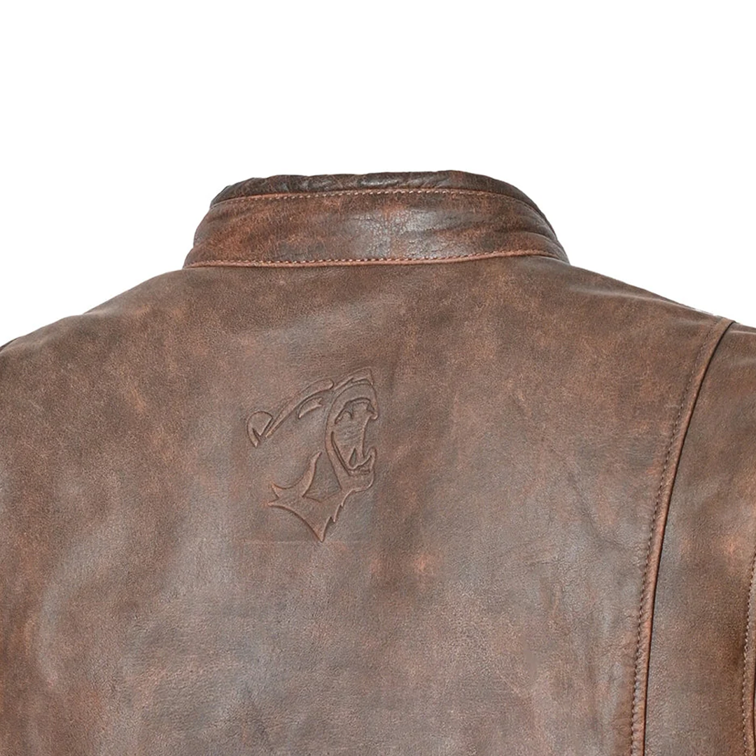 BELA ROYAL RIDER Casacos De Moto Vintage Bege Marrom – 5 – Maximomoto PT