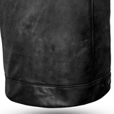 BELA ROYAL RIDER VINATGE Moto Couro Casaco Preto Cinza