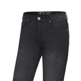 BELA RIO Denim Jeans Moto Senhora Calcas Random Preto