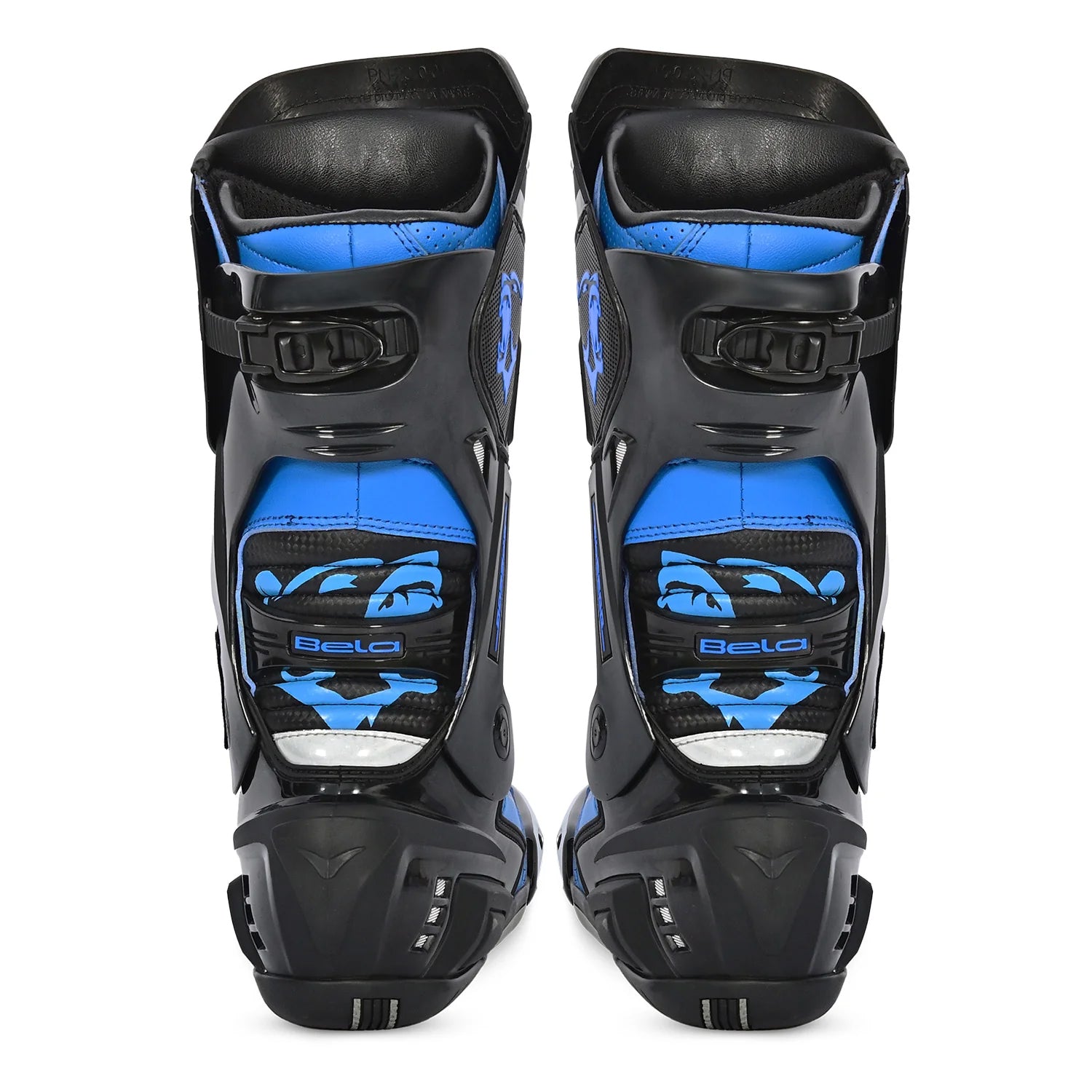 BELA SPEEDO 2.0 Couro Moto Botas Preto Azul – 5 – Maximomoto PT