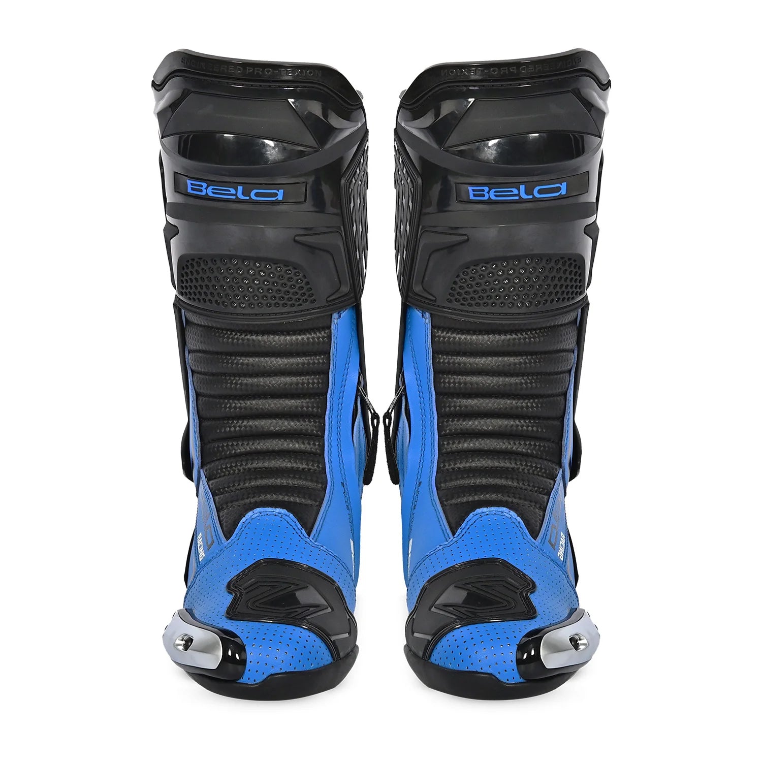 BELA SPEEDO 2.0 Couro Moto Botas Preto Azul – 6 – Maximomoto PT