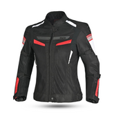 BELA SPRINTER Moto Textil Senhora Casacos Preto Vermelho – Maximomoto PT