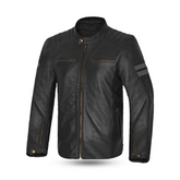 BELA STARK Motorcycle Leather Jackets Black Gray – Maximomoto PT