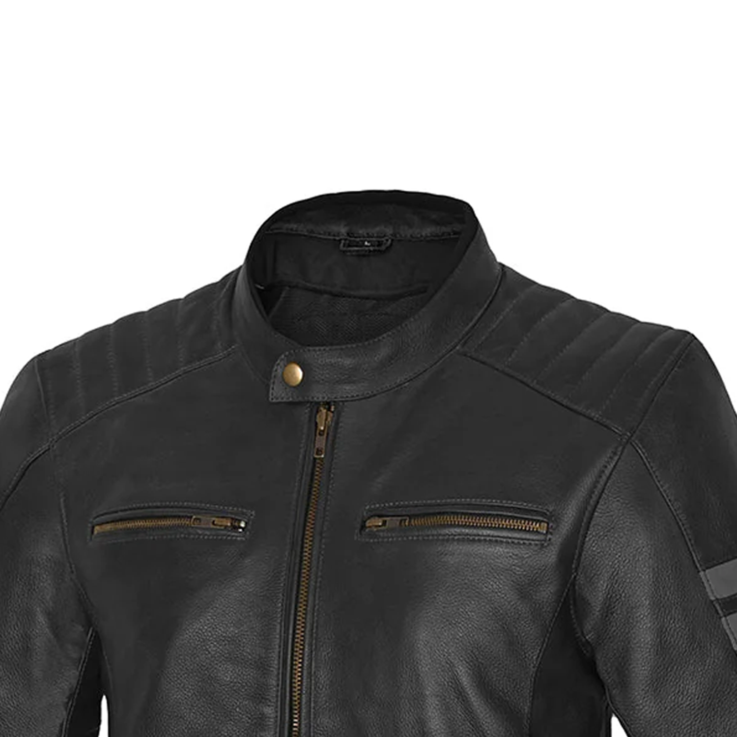 BELA STARK Motorcycle Leather Jackets Black Gray – 7 – Maximomoto PT