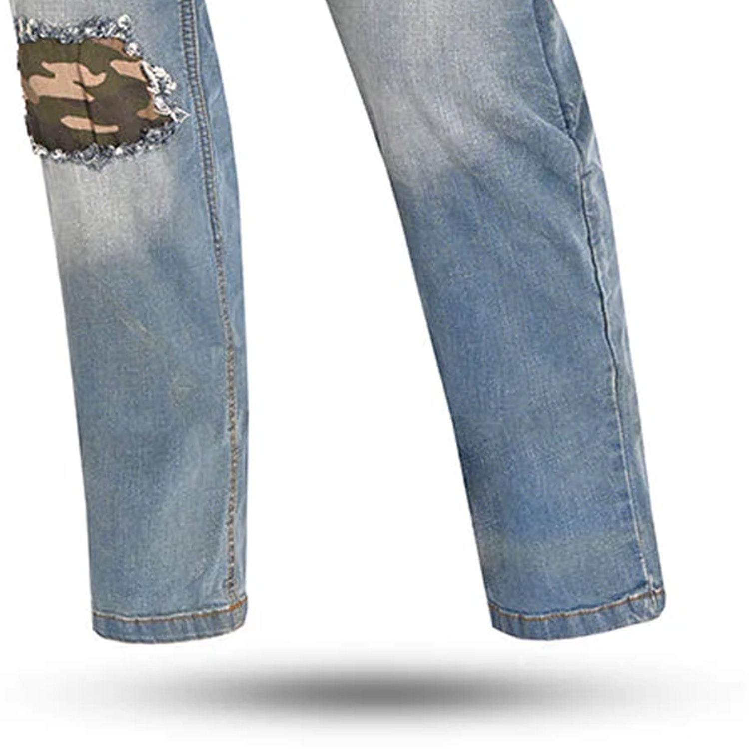 BELA STONE Denim Jeans Moto Calcas Camuflagem Azul – 10 – Maximomoto PT