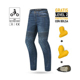 BELA GANGA STREET Moto Calça Senhora Azul