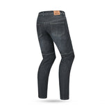 Beautiful women's street-style motorcycle pants in black.