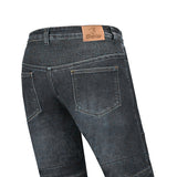 Beautiful women's street-style motorcycle pants in black.