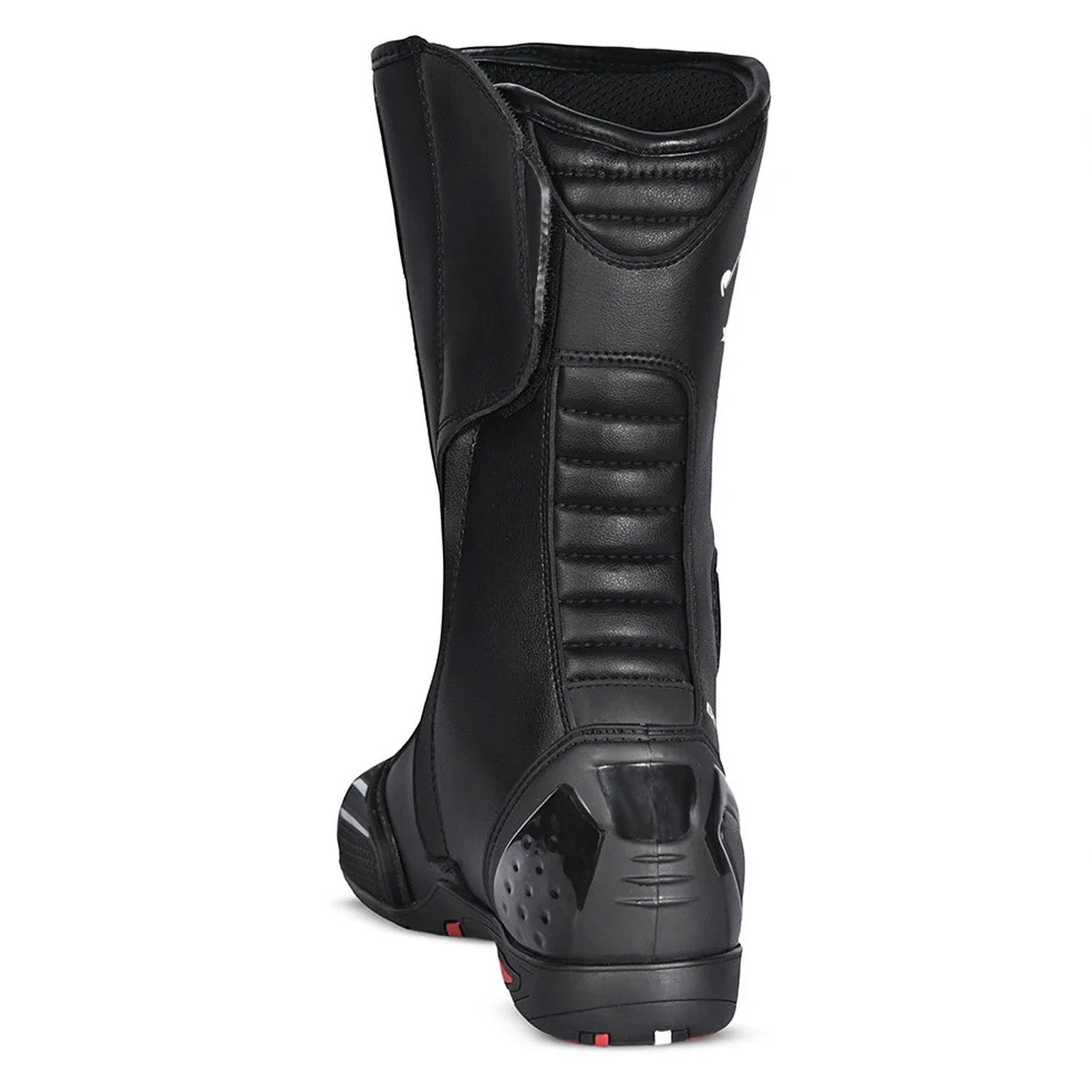 Beautiful Striped Motorcycle Leather Boots Black White – 6 – Maximomoto PT
