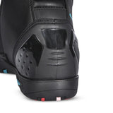 BELA STRIP Motorcycle Leather Boots for Women, Turquoise Black
