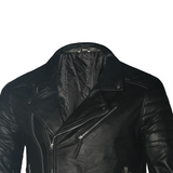 BELA SWISS Moto Homem Couro Moto Casacos Preto