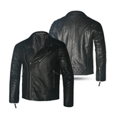 BELA SWISS Moto Homem Couro Moto Casacos Preto