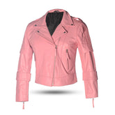 BELA SWISS Men's Motorcycle Leather Fashion Jackets Pink – Maximomoto PT