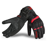 BELA Storm Winter WP Moto Luvas Preto Vermelho